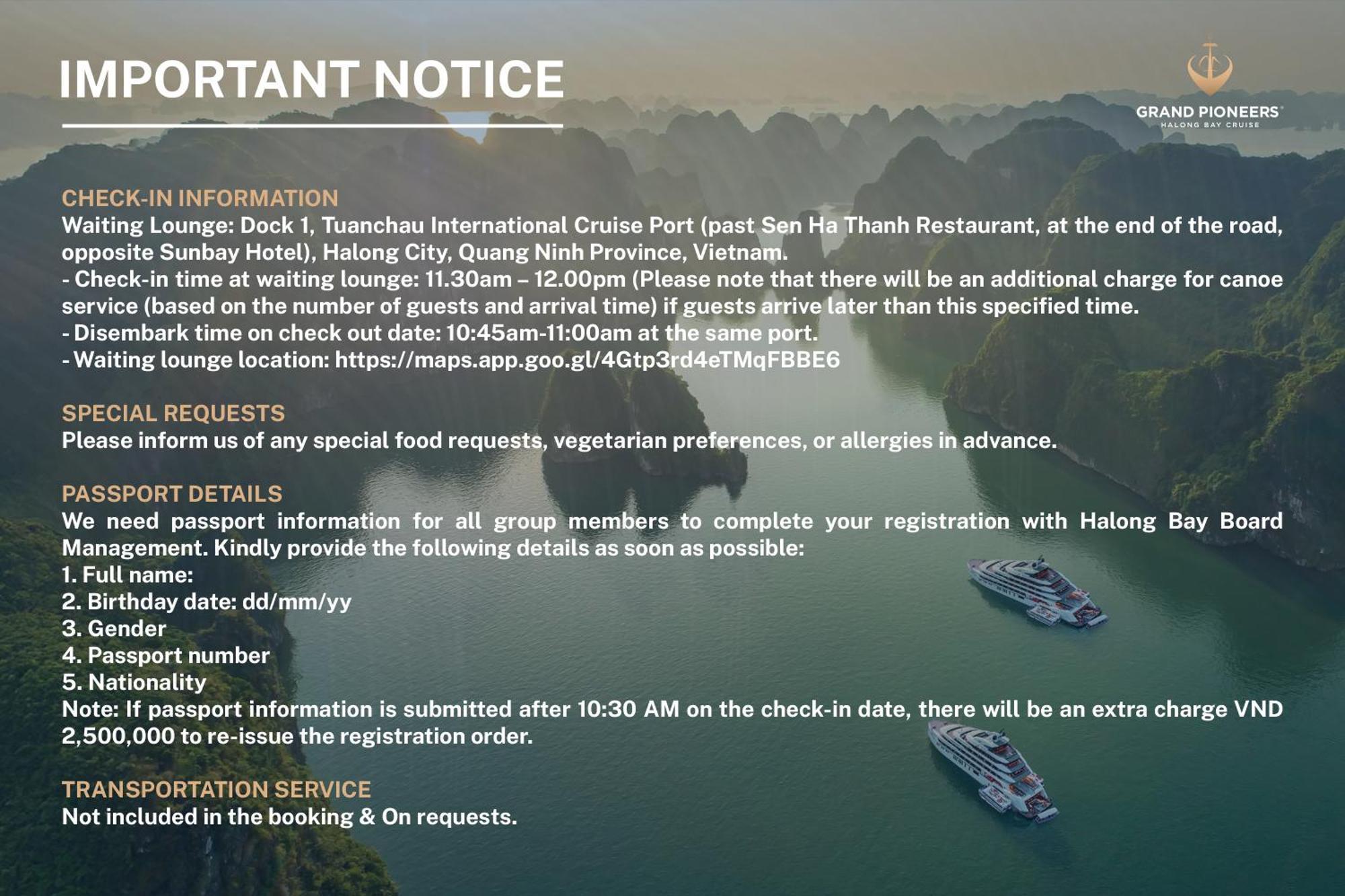 Grand Pioneers Halong Bay Cruise 1 Otel Ha Long Dış mekan fotoğraf